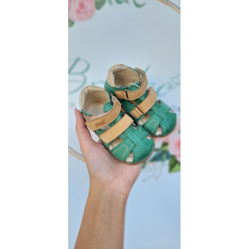 Emel buty sandały chłopięce zielone E2437-16 Emel - 1