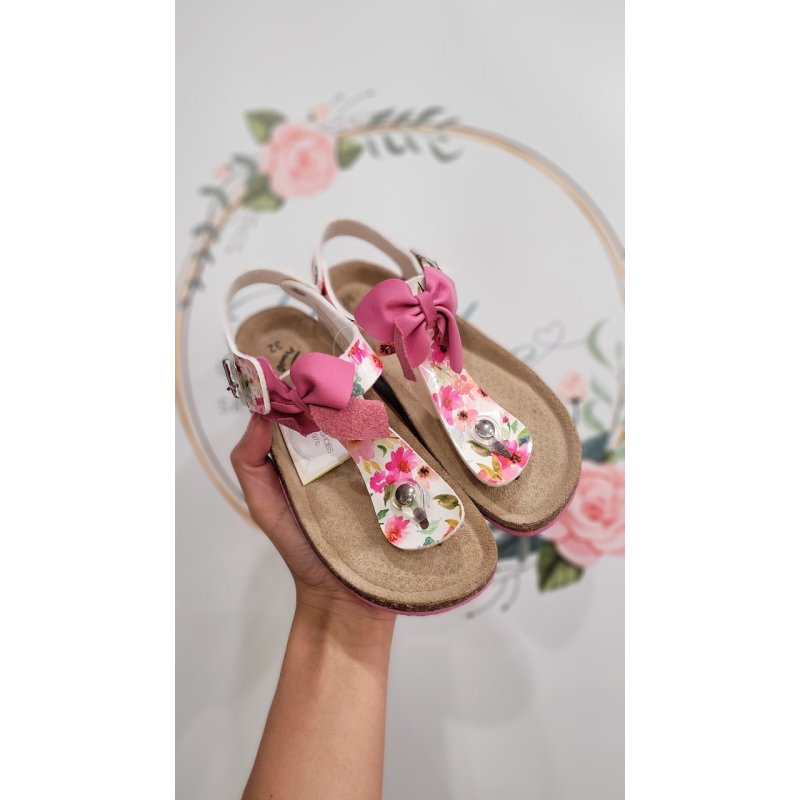 Primigi buty sandały japonki kwiatowy wzór 3427000 Primigi - 2