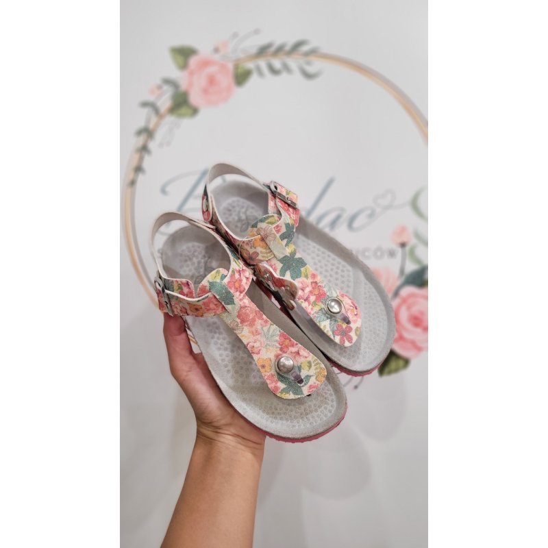 Primigi buty sandały japonki dziewczęce w kwiaty 3426911 Primigi - 1