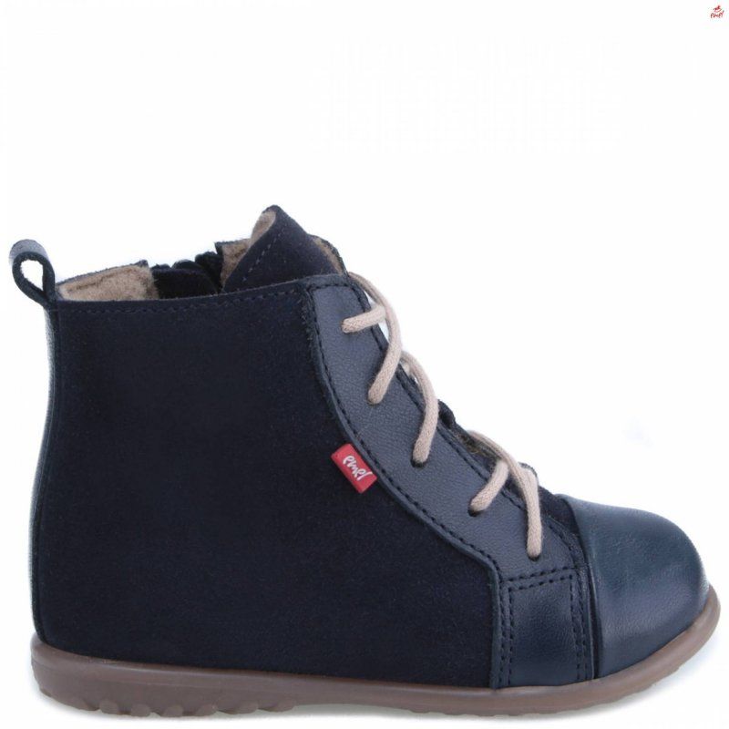 Emel buty trzewiki wysokie granatowe ocieplane ES 1428A-2 Emel - 1