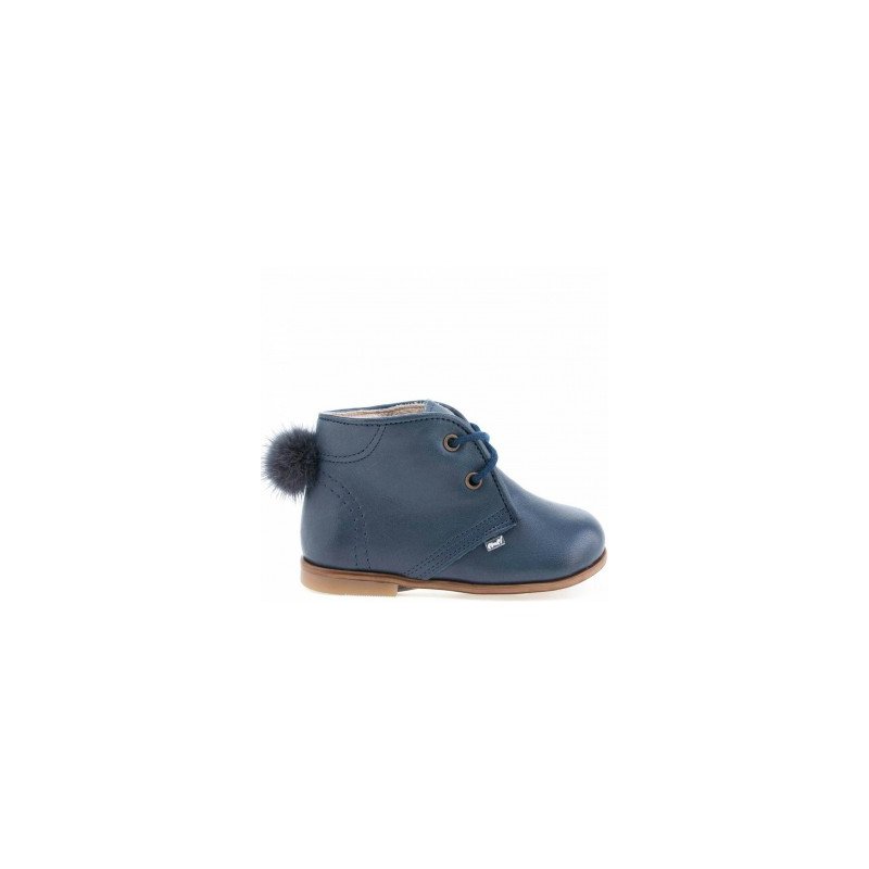 Emel buty trzewiki dziecięce granatowe z pomponem E2195E-4 Emel - 3