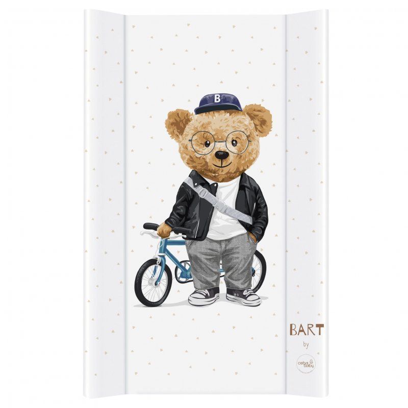 CEBA BABY, Przewijak twardy (50x70) Comfort Fluffy Puffy Bart Ceba baby - 1
