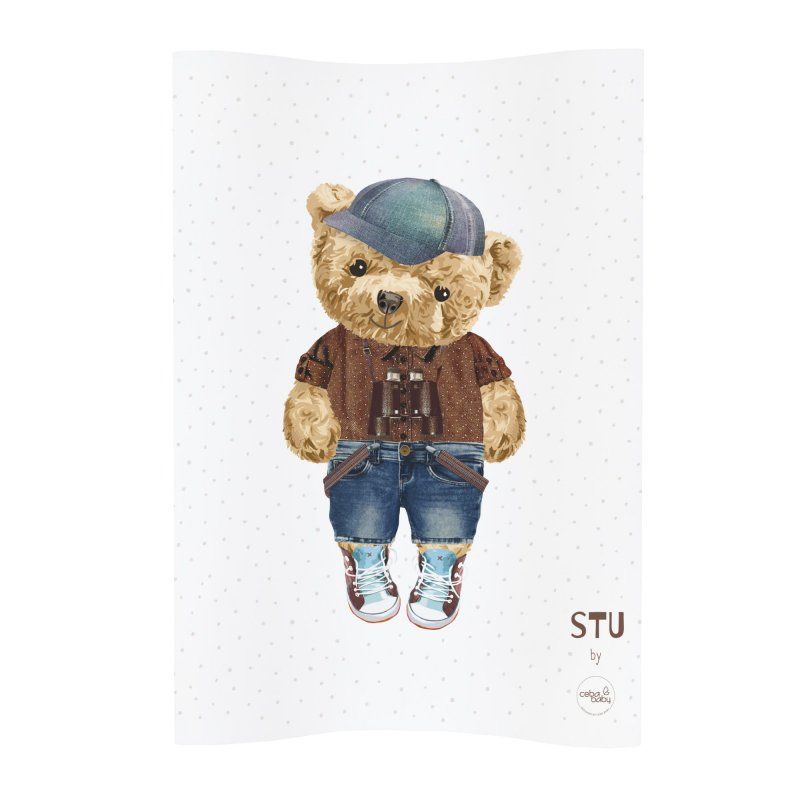 CEBA BABY, Przewijak twardy (50x70) Comfort Fluffy Puffy Stu Ceba baby - 1