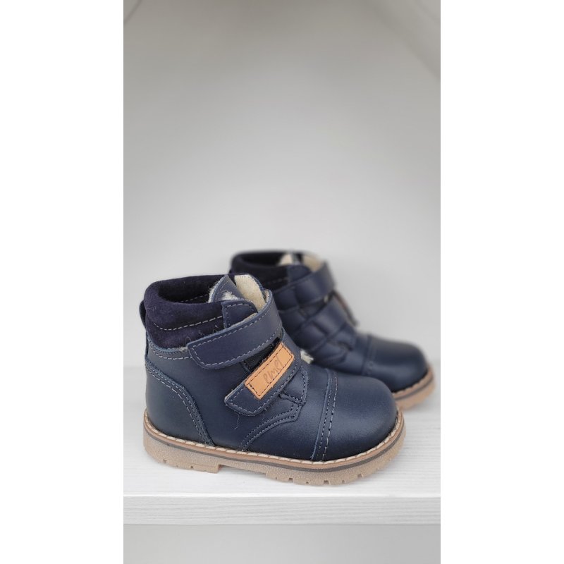 Emel trzewiki zimowe ocieplane granat karmel EV2447A Emel - 2