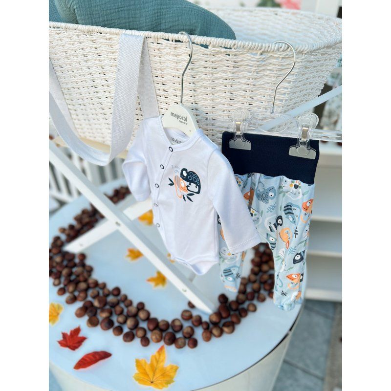 NINI Body z bawełny organicznej białe kameleon NINI - 1