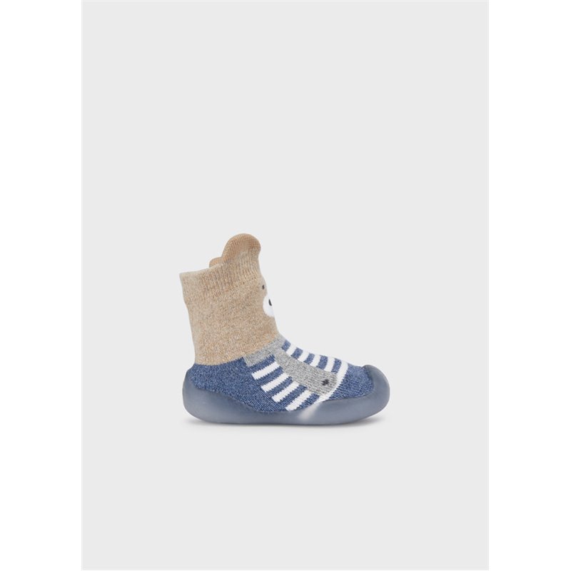 Mayoral Skarpetkobuty fioletowe dla noworodka 9562 col. 22