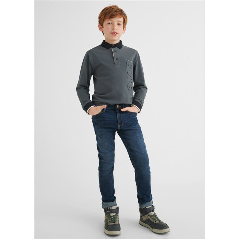Mayoral Długie spodnie jeansowe slim fit dla chłopca ECOFRIENDS 516 col. 52 Mayoral - 1