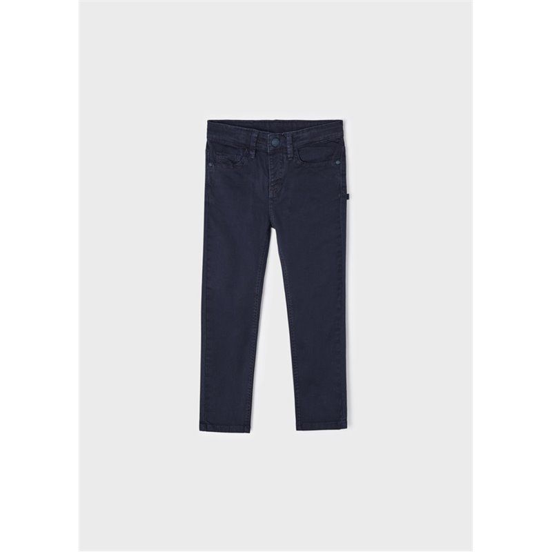 Mayoral Długie granatowe spodnie slim fit dla chłopca ECOFRIENDS 517 col. 34 Mayoral - 1