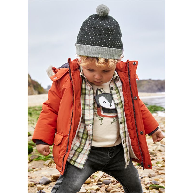 Mayoral Koszulka kremowa z motywem interaktywnym dla niemowlęcia ECOFRIENDS 2009 col. 63