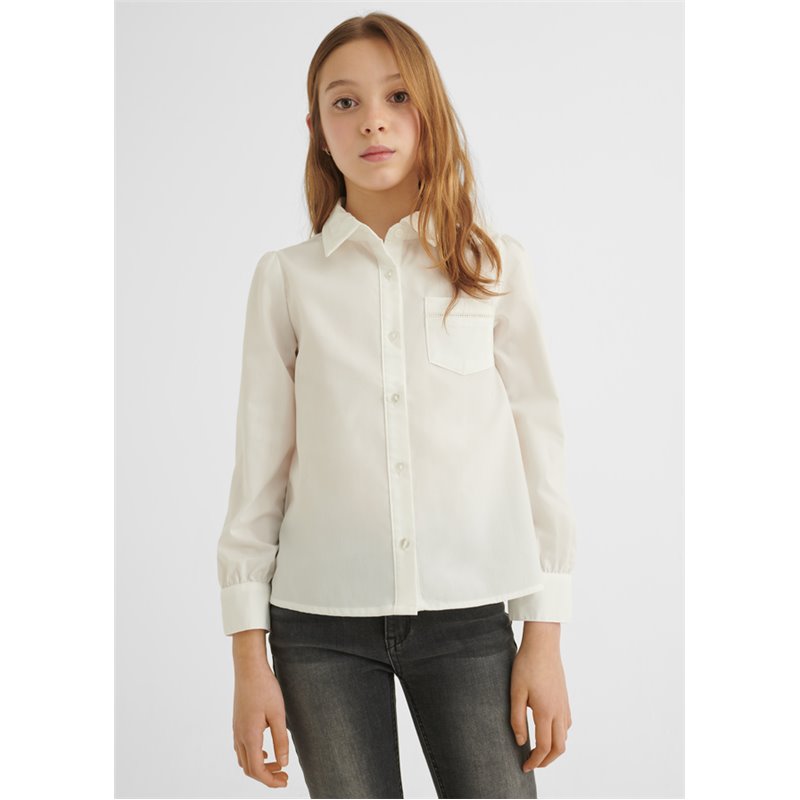 Mayoral Bluzka kremowa dla dziewczynki 7170 col. 2 Mayoral - 1