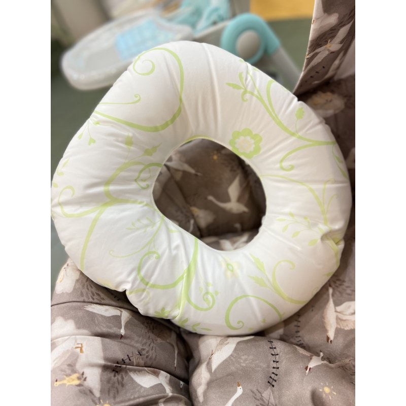 CEBABABY Poduszka poporodowa biało zielona  - 1