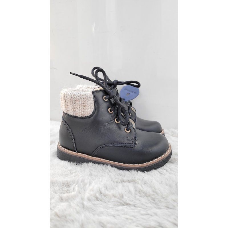 Emel trzewiki zimowe ocieplane czarne futerko EV2540A-9 Emel - 3