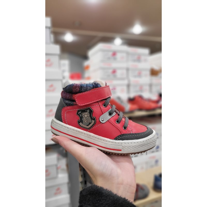 American Club buty przejściowe chłopięce czerwone ocieplane 33/20 American Club - 1