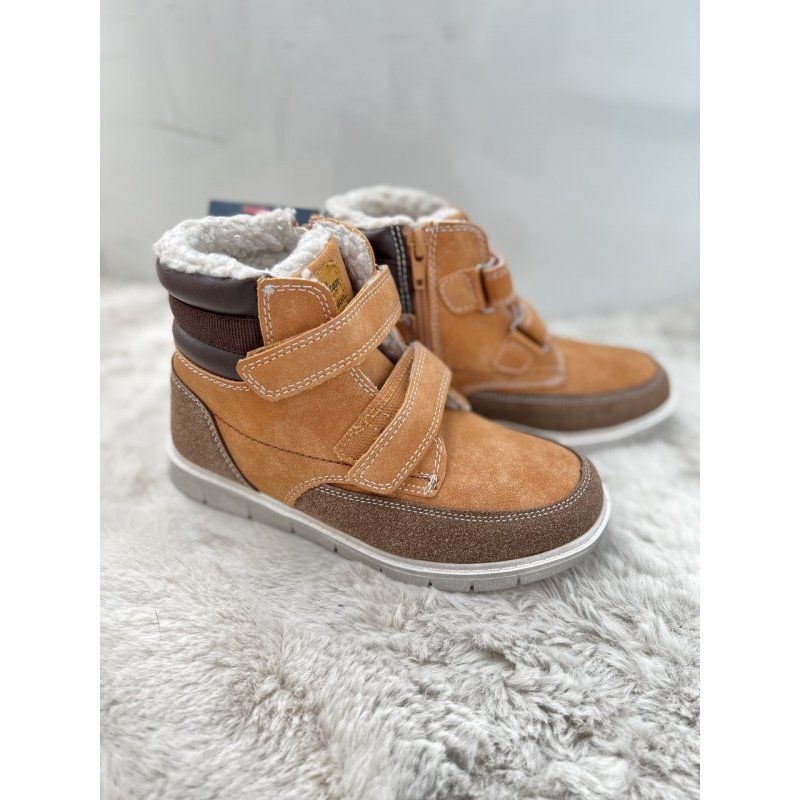 American Club buty przejściowe chłopięce karmelowo-brązowe ocieplane 44/19 American Club - 2