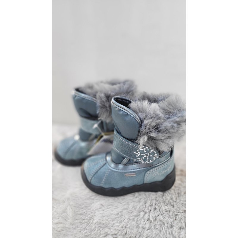 Primigi buty zimowe morski brokat GORETEX 8559277 Primigi - 3
