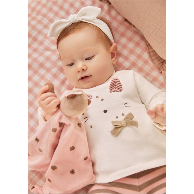 Mayoral Zabawka różowa niemowlęca miś 9167 col. 81