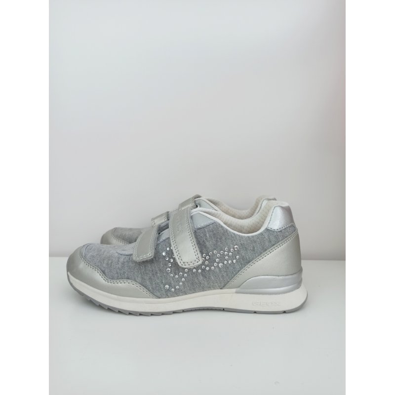 Geox Buty dziewczęce trzewiki szare J6203C Geox - 3