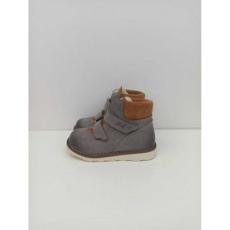 Emel buty zimowe szare z brązowym EV2723-6 Emel - 2
