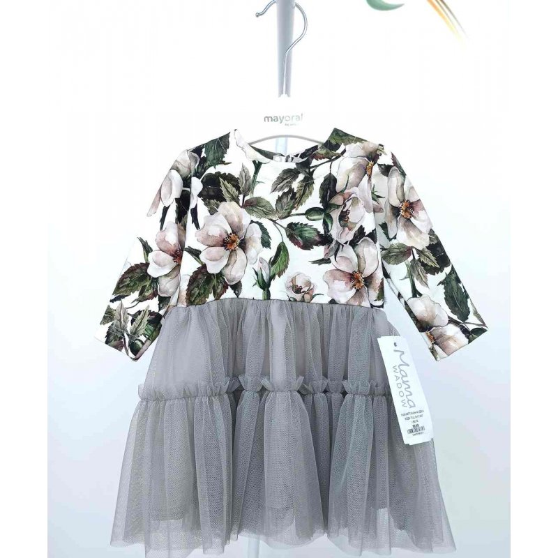 MAMATTI Sukienka bawełniana DZIKA RÓŻA TIUL SH11245 Mamatti - 1