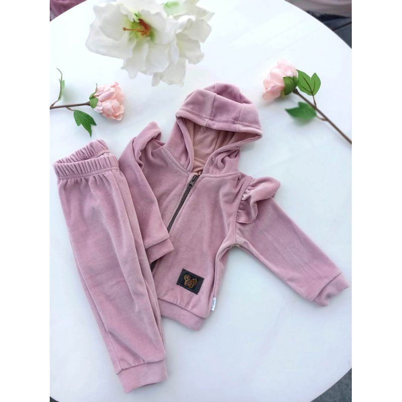 MAMATTI Dres VELVET róż DV001 Mamatti - 1