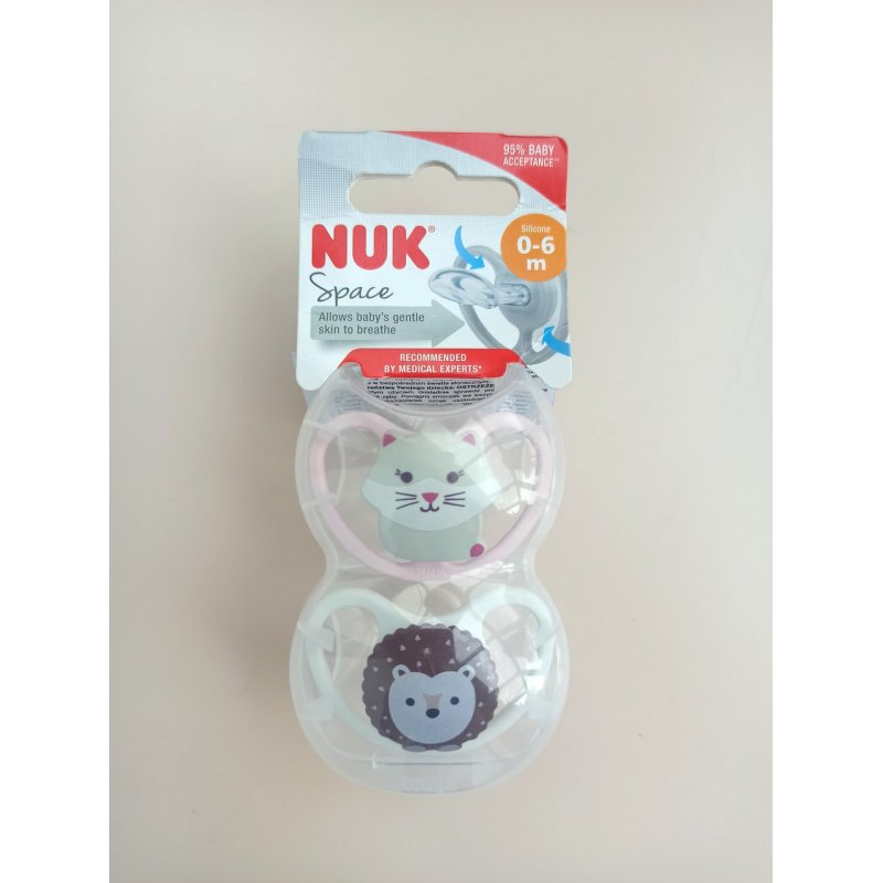 Nuk smoczek silikonowy 0-6m 730313 Nuk - 2