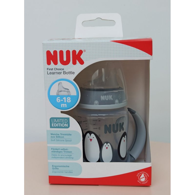 Nuk butelka do nauki picia pingwinki 6-18 msc Nuk - 1