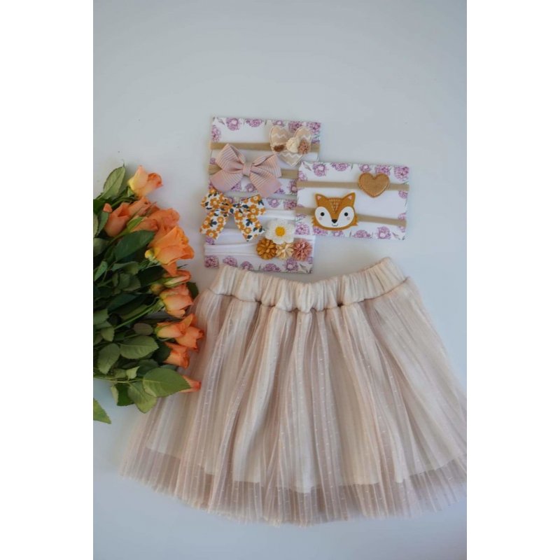 Oh Bella Spódnica plisowana beż Oh Bella - 4