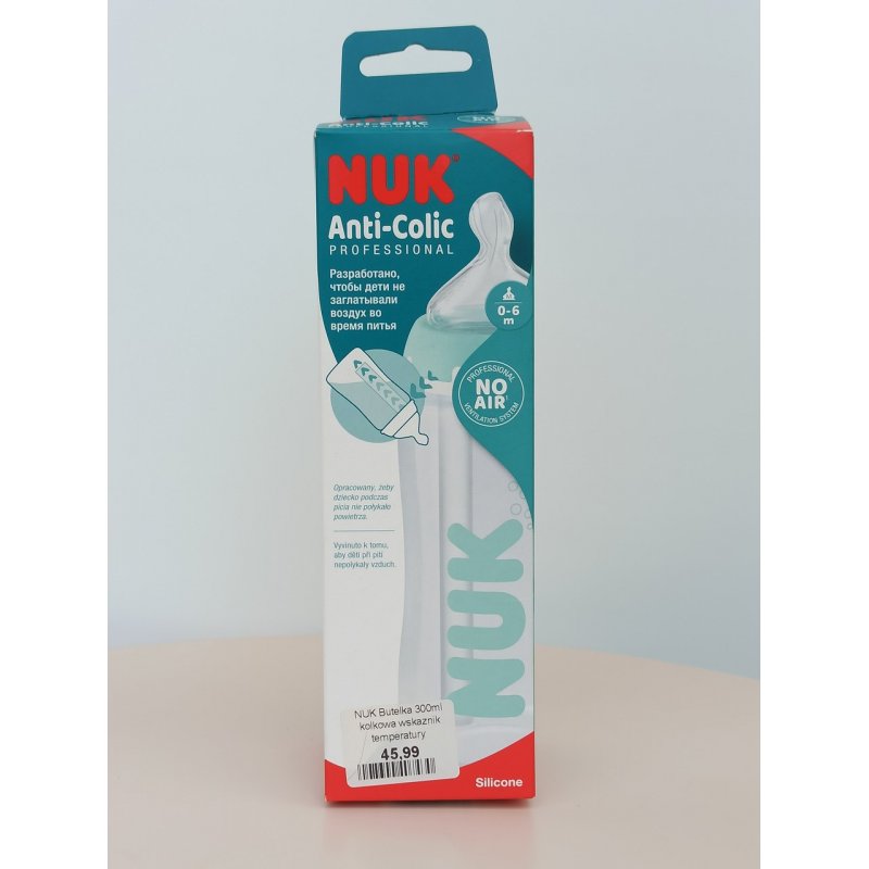 NUK Butelka 300ml kolkowa wskaznik temperatury Nuk - 2
