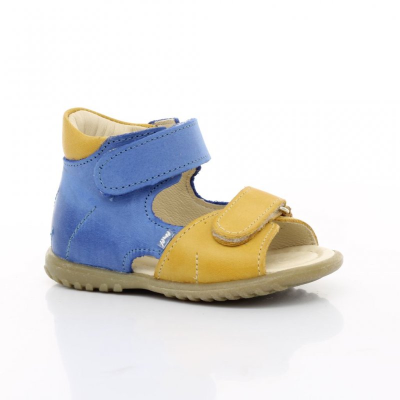 Emel buty sandały niebiesko musztardowe E2428B-18 Emel - 1