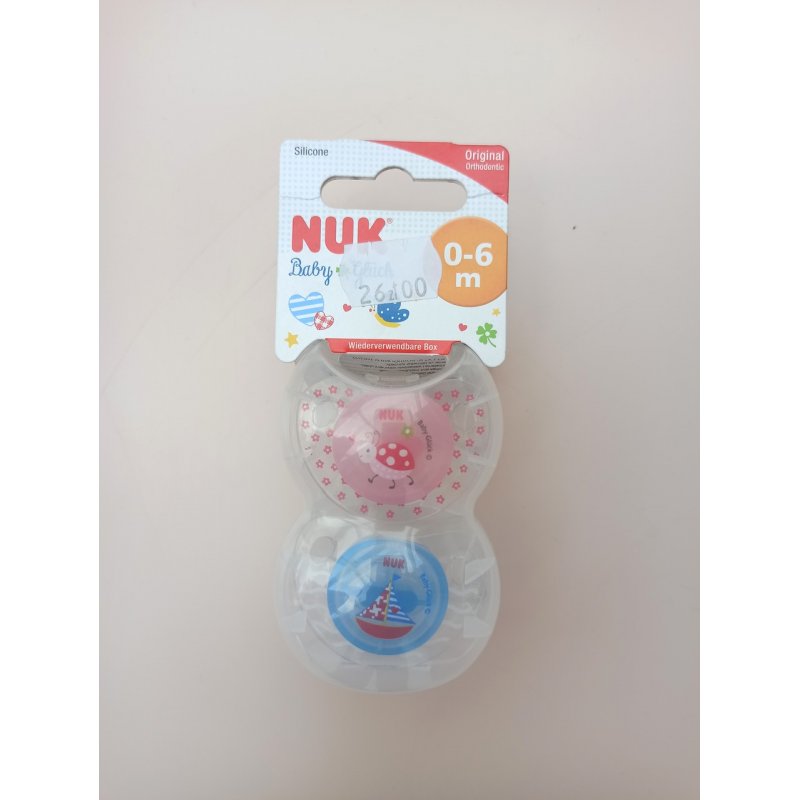 Smoczek baby gluck Nuk 0-6m 175162 Nuk - 2
