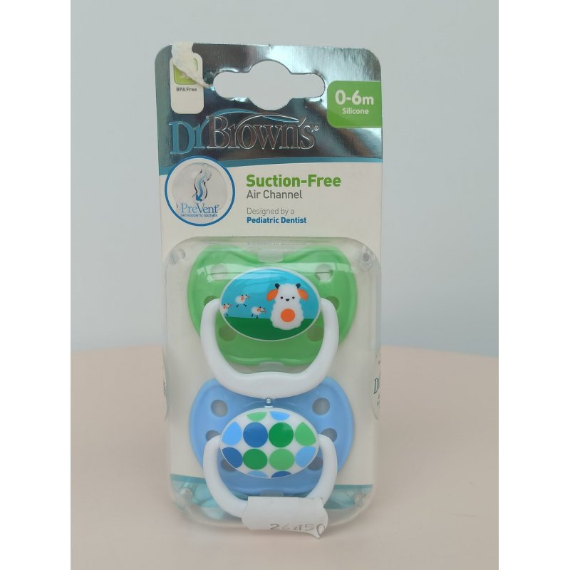 Dr.Brown's Smoczek 0-6m owce, groszki 12405 Dr.Brown's - 1