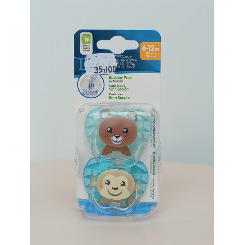 Dr.Brown's smoczek ortodontyczny 6-12m miś, małpka Dr.Brown's - 1