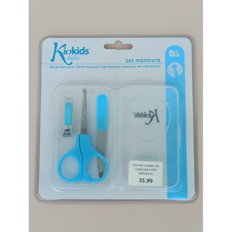 Kiokids zestaw do manicure królik turkusowy Kio Kids - 1