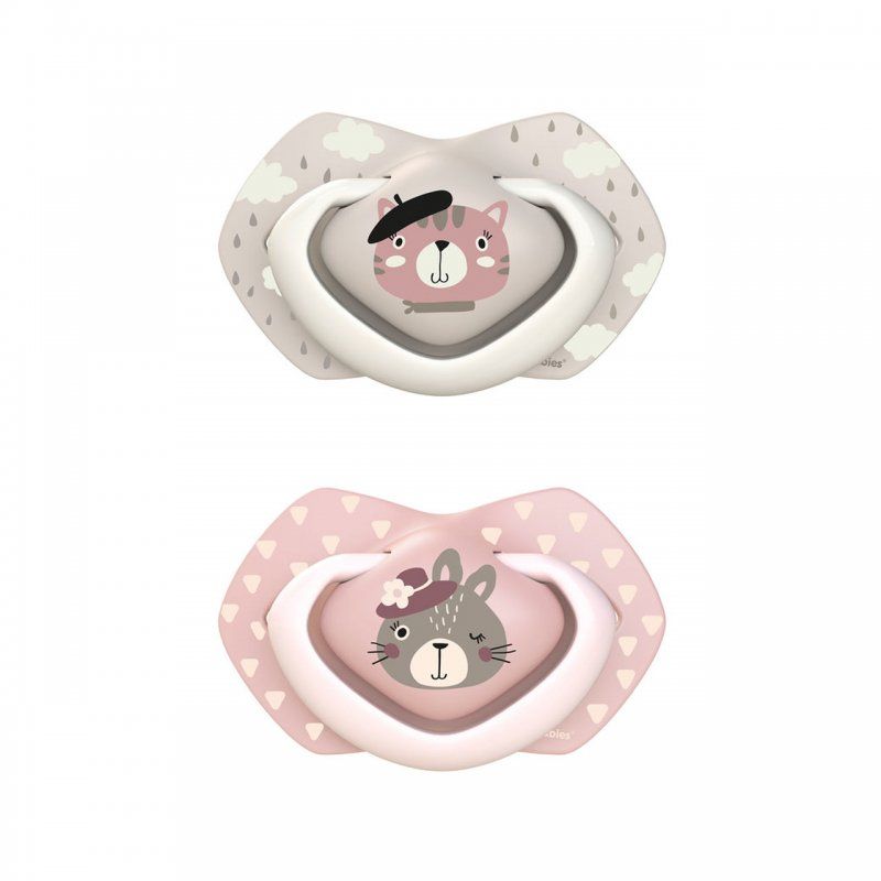 Canpol smoczek silikonowy 18m+ 22/649 róż CANPOL - 1