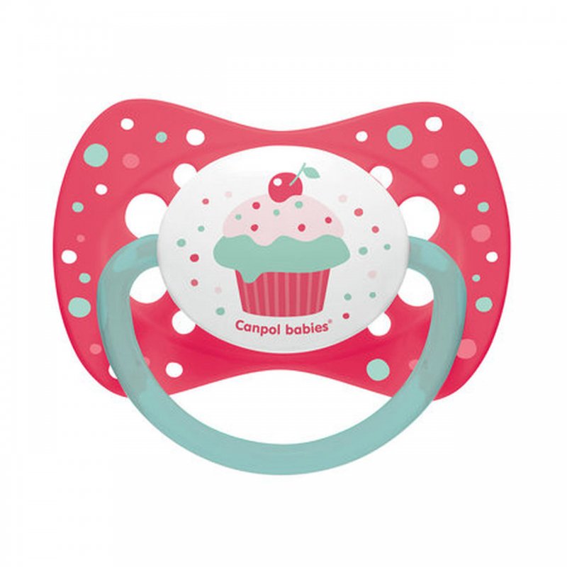 Canpol smoczek uspokajający 6-18m CUPCAKE CANPOL - 1