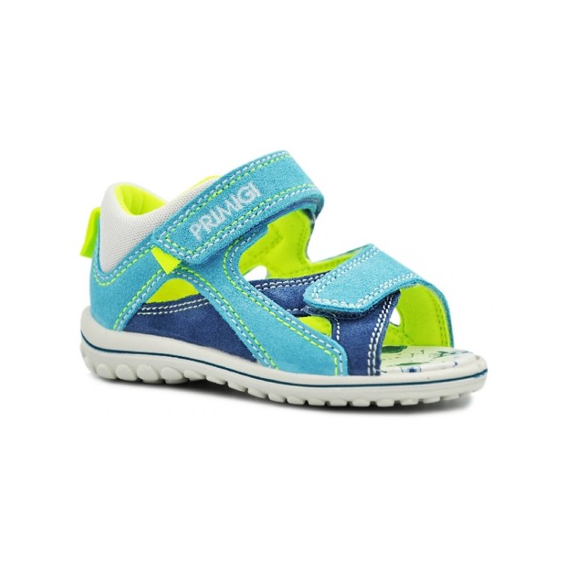 Ostatnie sztuki. Primigi buty sandały dla chłopca turkusowe 5365833 Primigi - 1