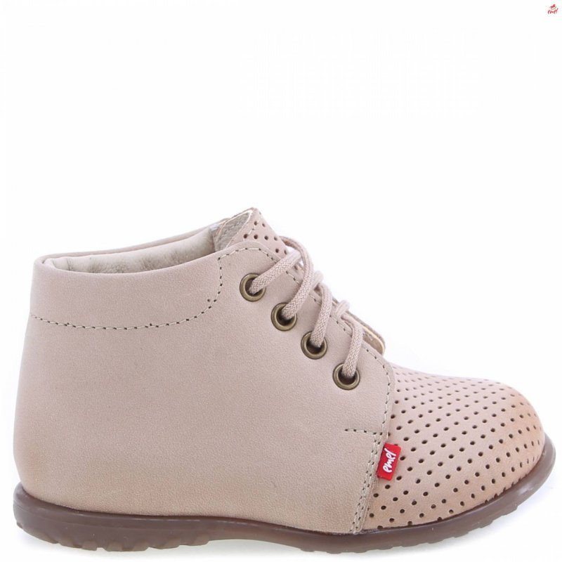 Emel Trzewiki beżowe sznurowane ES 562A-11 Emel - 1