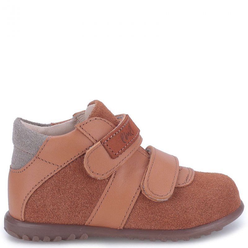 Emel Trzewiki brązowe na rzepy ES 940A-3 Emel - 1