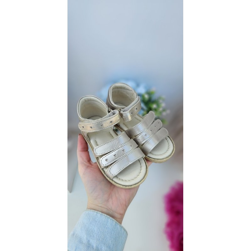 Emel buty sandały dziewczęce złote E2711-3 Emel - 1