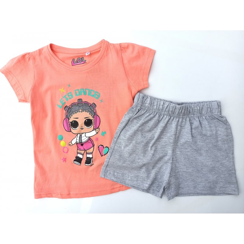 L.O.L Piżama koralowa krótki rękaw  Surprise  - 1