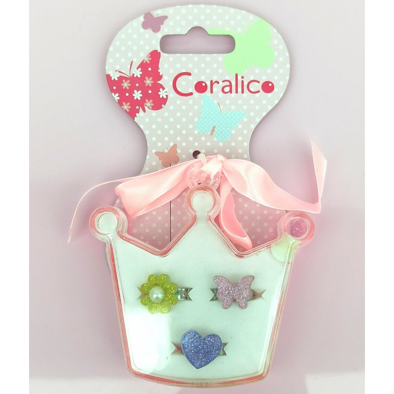 Coralico Zestaw pierścionków- motyl, serce  - 1