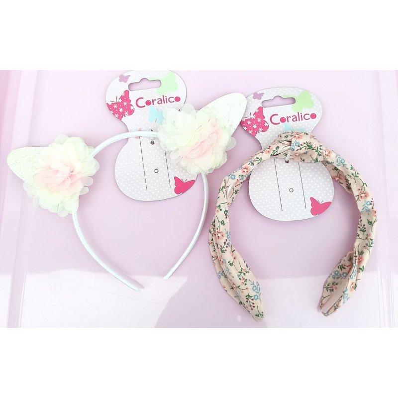 Coralico opaska ala chusta w kwiatki  - 1