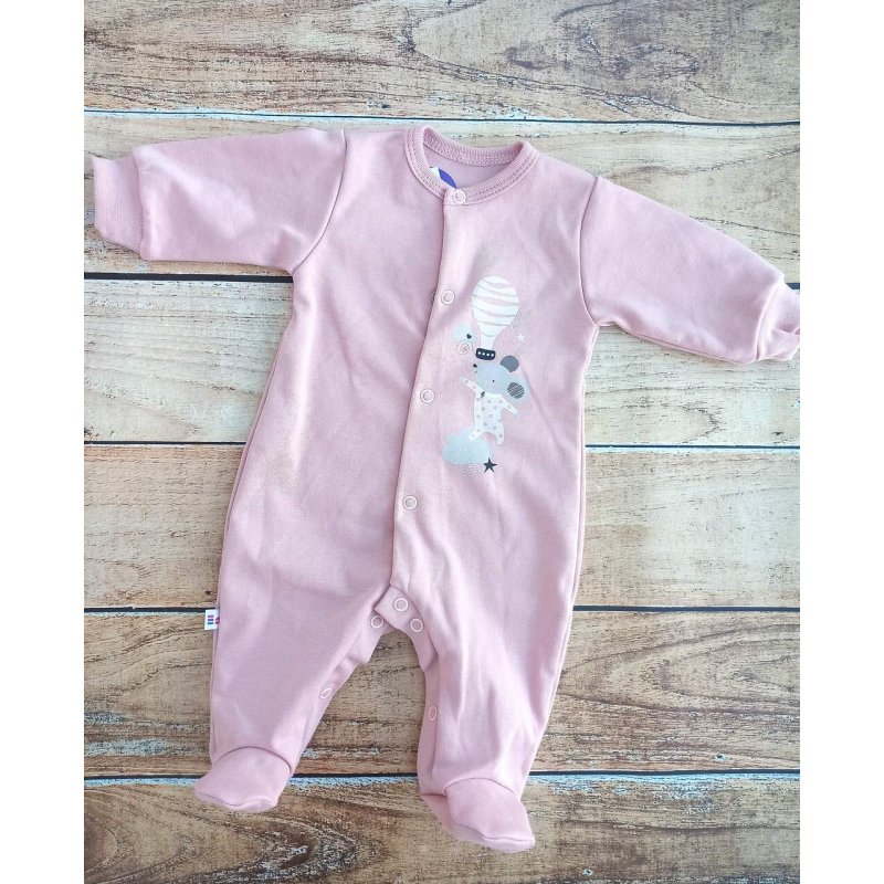 Eevi Pajac różowy z myszką Eevi - 1