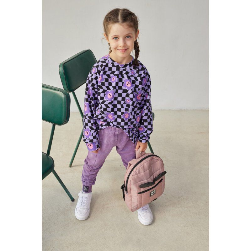 NUNU Bluza fioletowa w kwiaty NUNU - 1