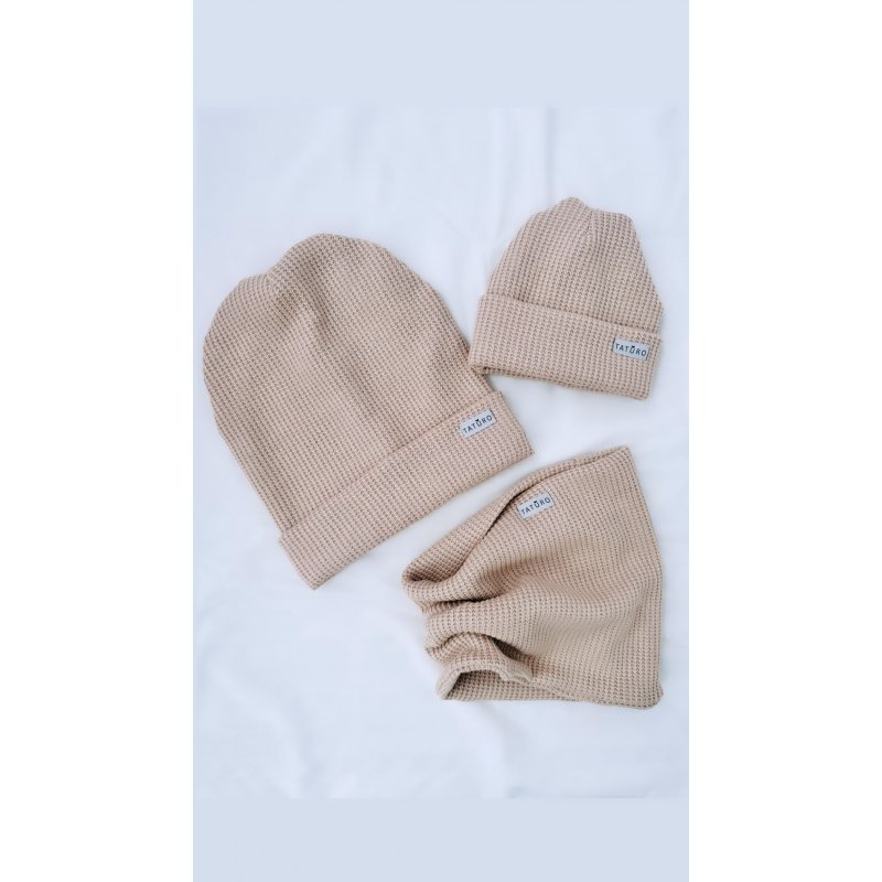 Taturo komin dzianinowa soft  kremowa Mama-dziecko Taturo - 1