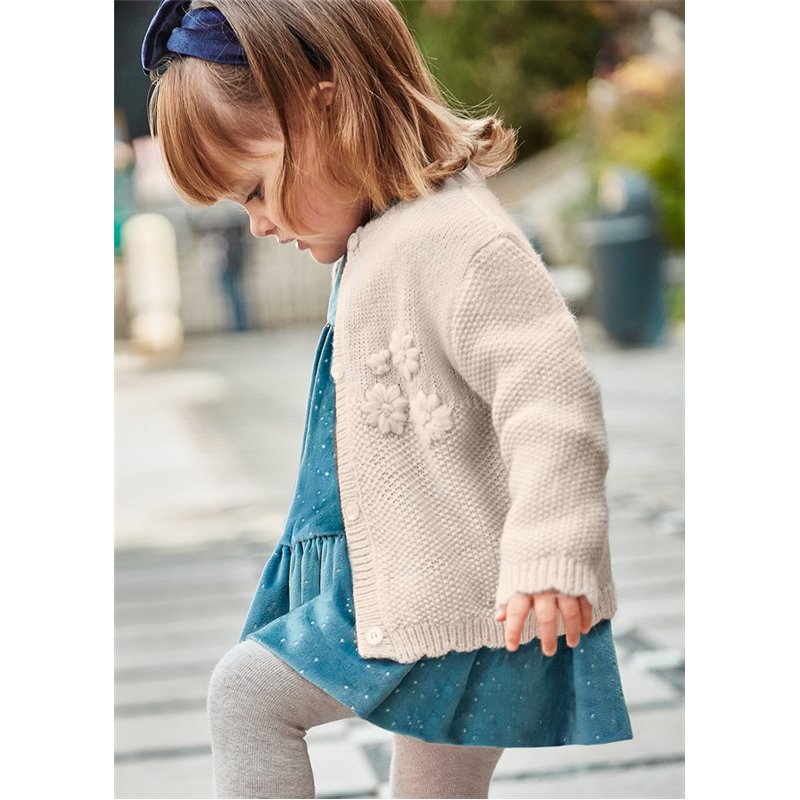 Mayoral Sweterek trykotowy w kolorze kremowym 2314 col.50 Mayoral - 1