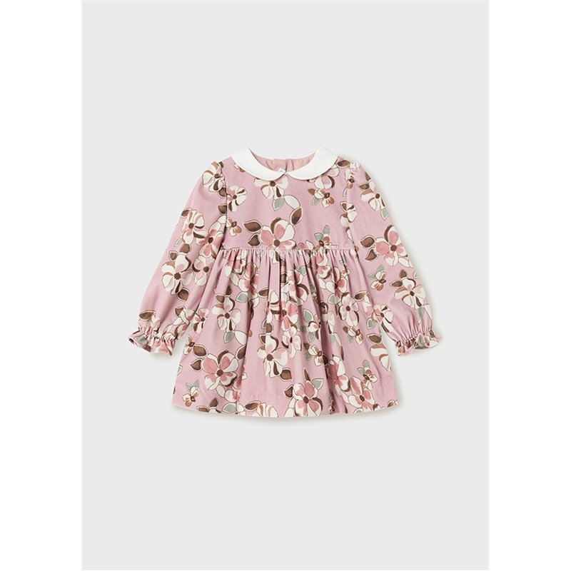 Mayoral Aksamitna sukienka w kwiatuszki 2973 col.36 Mayoral - 1