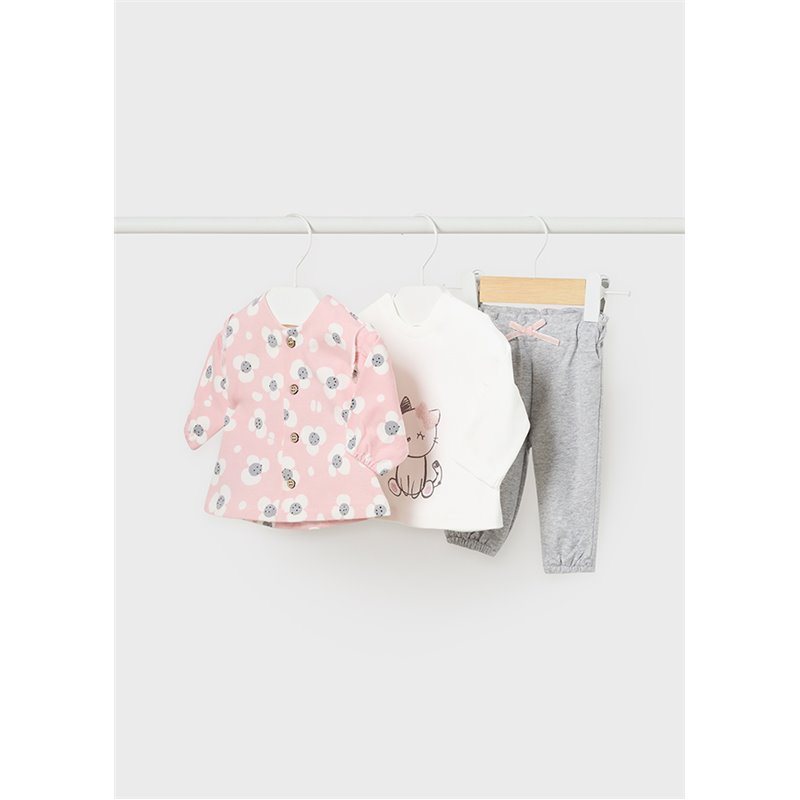 Mayoral Dres 3-częściowy z bawełny BCI Perła 2668 col.47 Mayoral - 1 Mayoral Dres 3-częściowy z bawełny BCI Perła 2668 col.47 Mayoral - 1