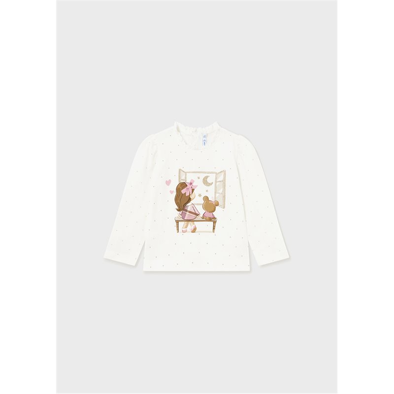 Koszulka Better Cotton dla niemowlęcia krem