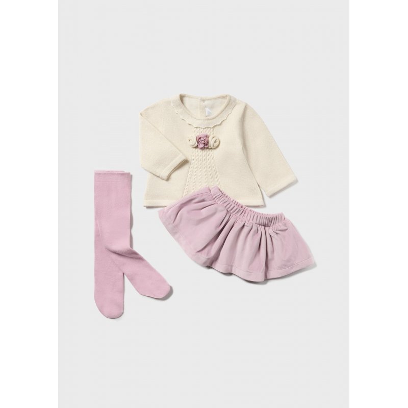 Mayoral komplet 3-częściowy dla maluszka w kolorze rożowym 2867 col.52 Mayoral - 2